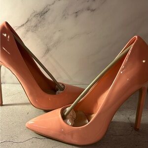 Elegant Pink Patent Stilettos
